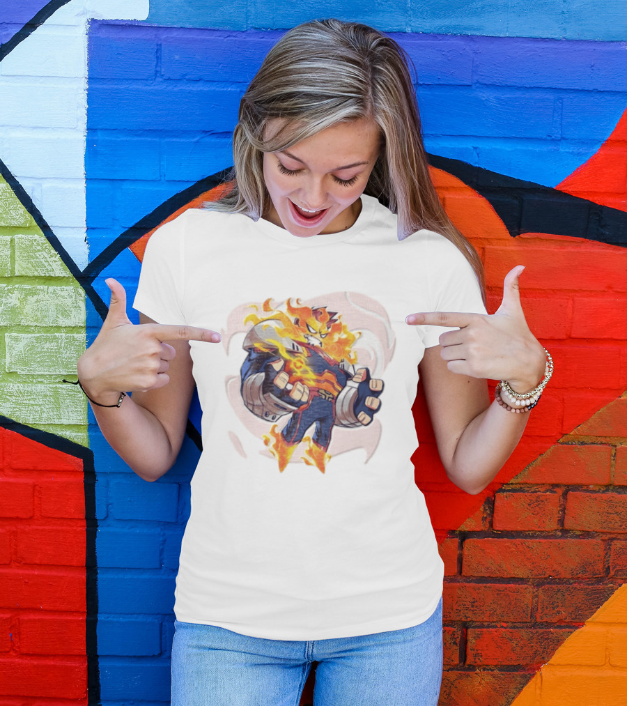 Endeavor My Hero Academia Fiery Flame T-Shirt