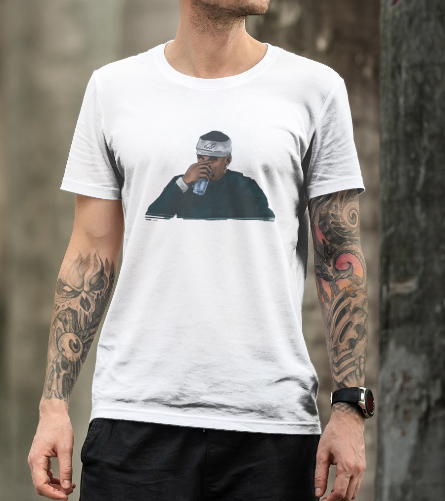 Philadelphia Eagles Jalen Hurts Hydration Headband T-Shirt