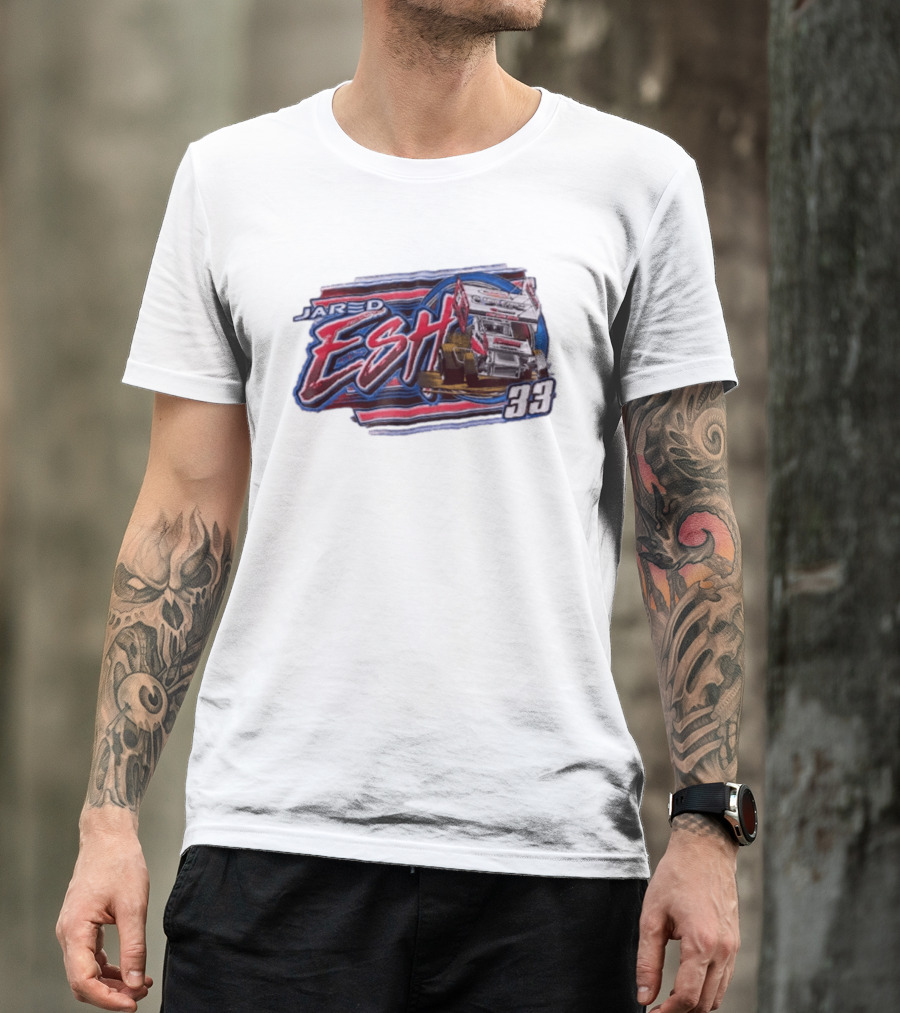 Jared Esh 33 Sprint Car Racing Ezra's Point Competition T-Shirt