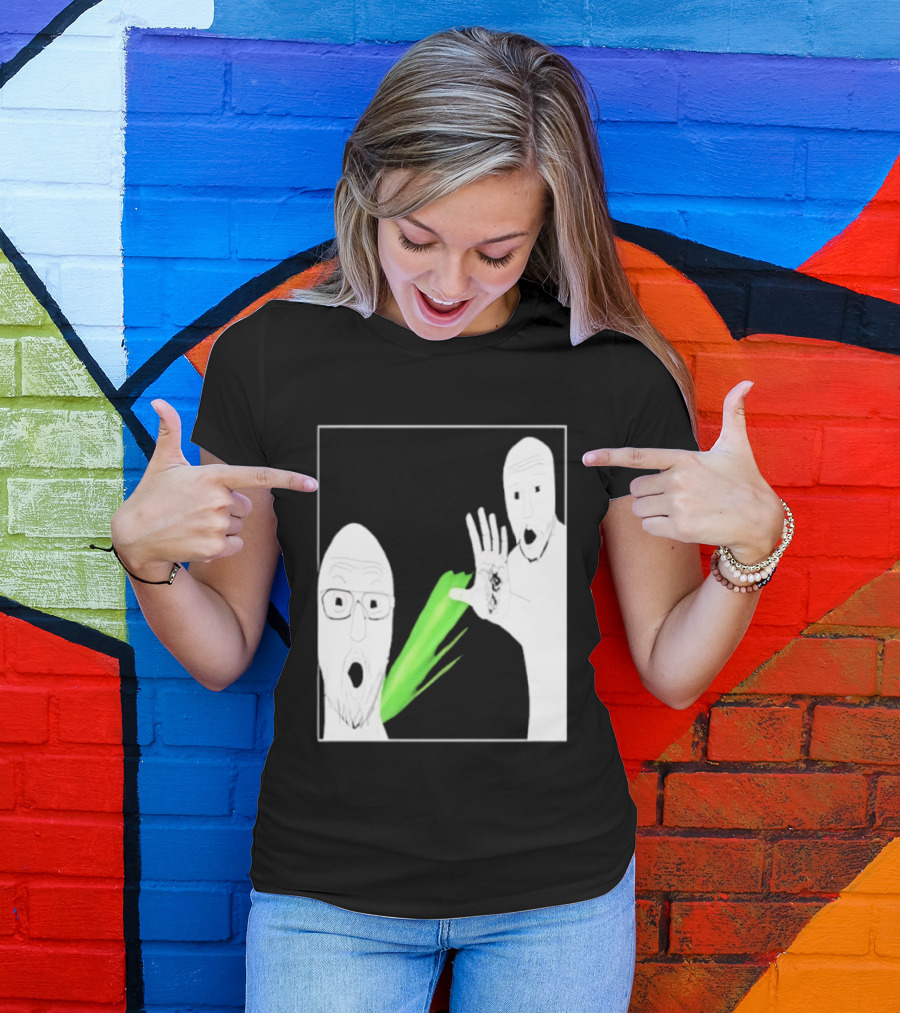 Soyjak Pointing Meme Wholesome Internet Reaction T-Shirt