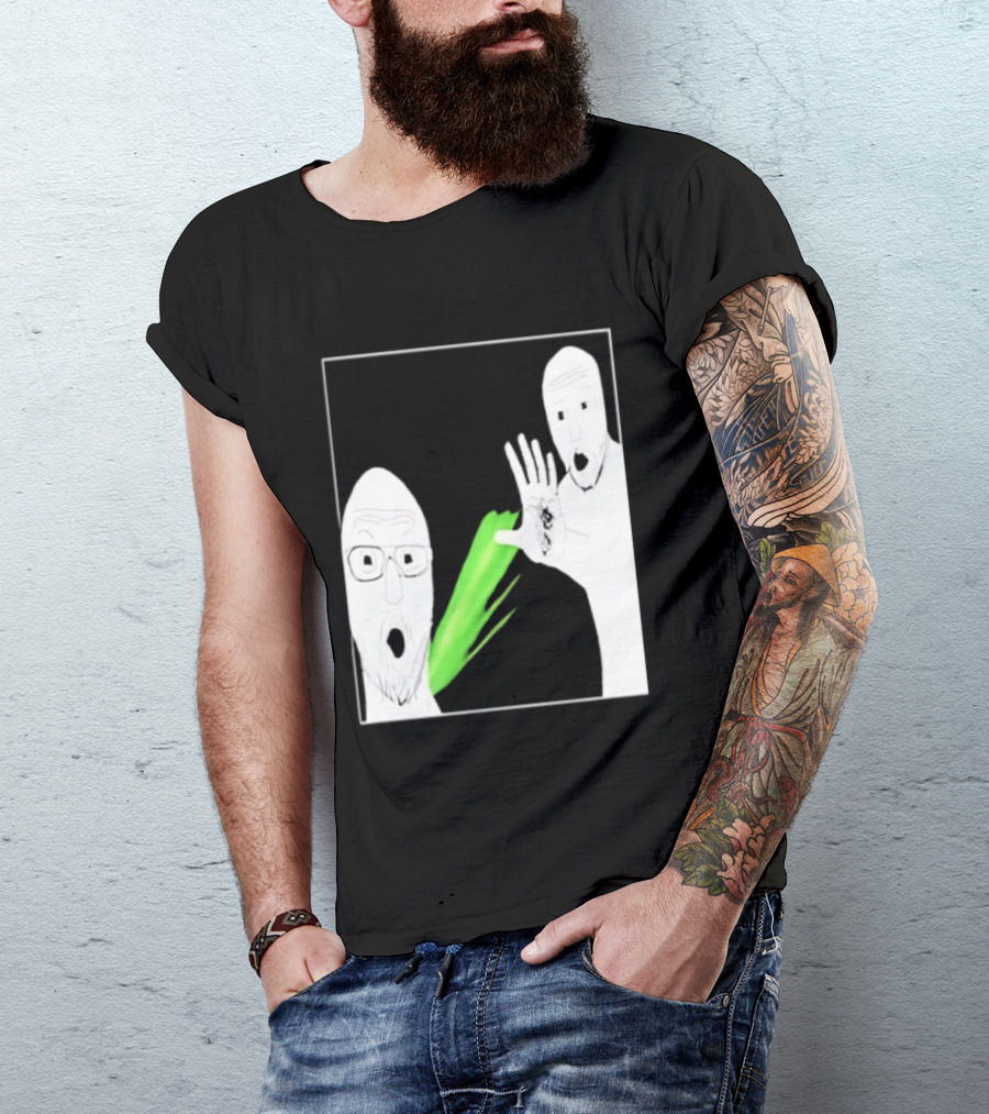 Soyjak Pointing Meme Wholesome Internet Reaction T-Shirt
