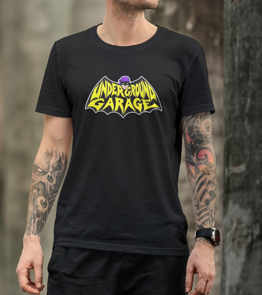 Underground Garage Superhero Bat Comic Masked Hero T-Shirt