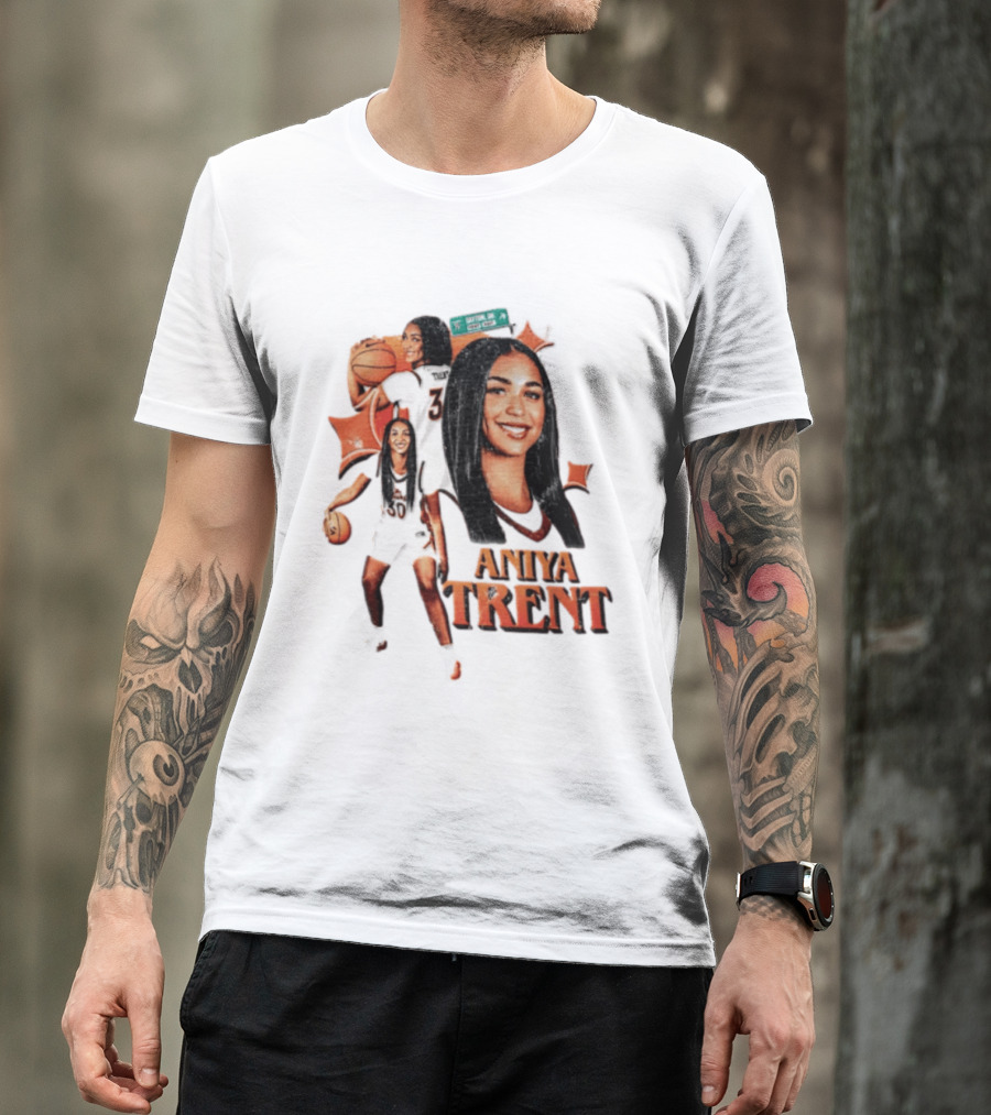 Aniya Trent Dayton Ohio Basketball Player The Burg Sign T-Shirt