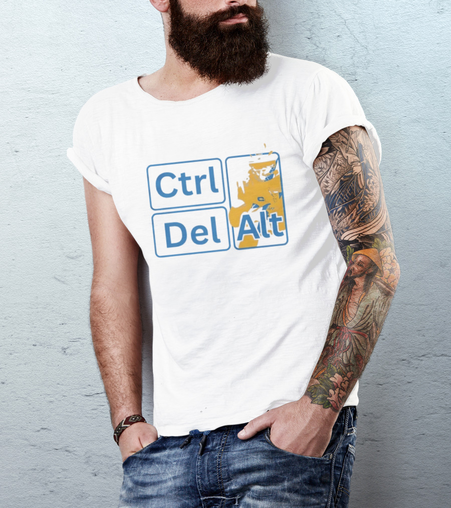Los Angeles Football Ctrl Del Alt Gaming Keyboard Sports T-Shirt