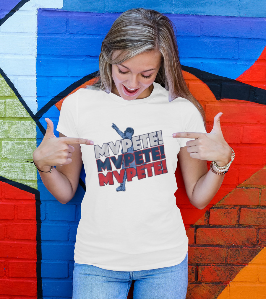 Pete Crow Armstrong Chicago Cubs MVPete Chant Celebration T-Shirt