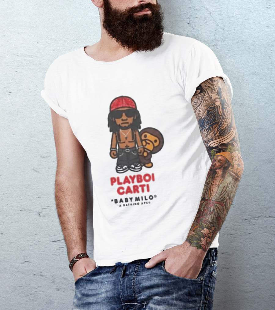 Playboi Carti Baby Milo A Bathing Ape Collaboration T-Shirt
