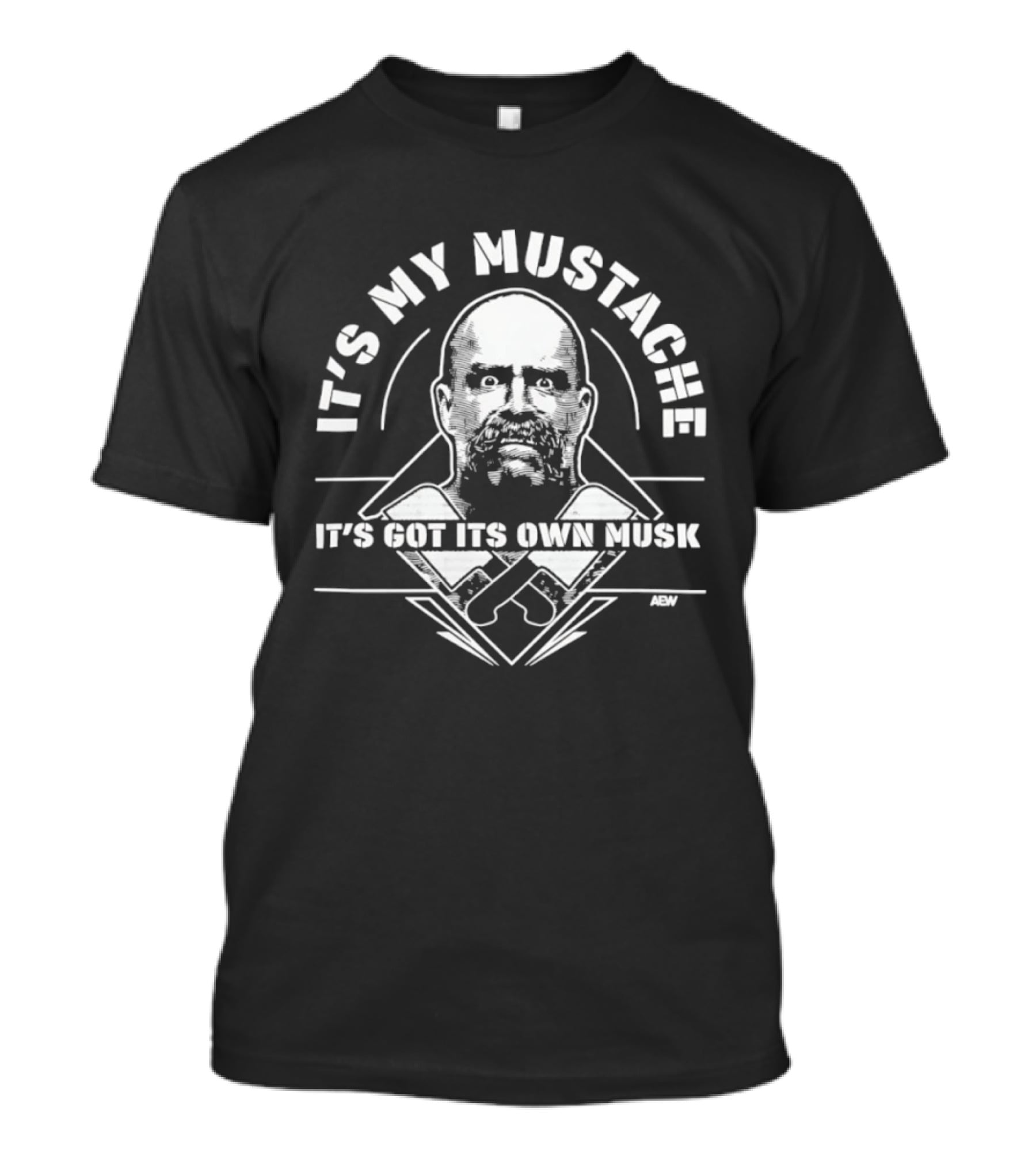 It's My Mustache It's Got Its Own Musk AEW T-Shirt