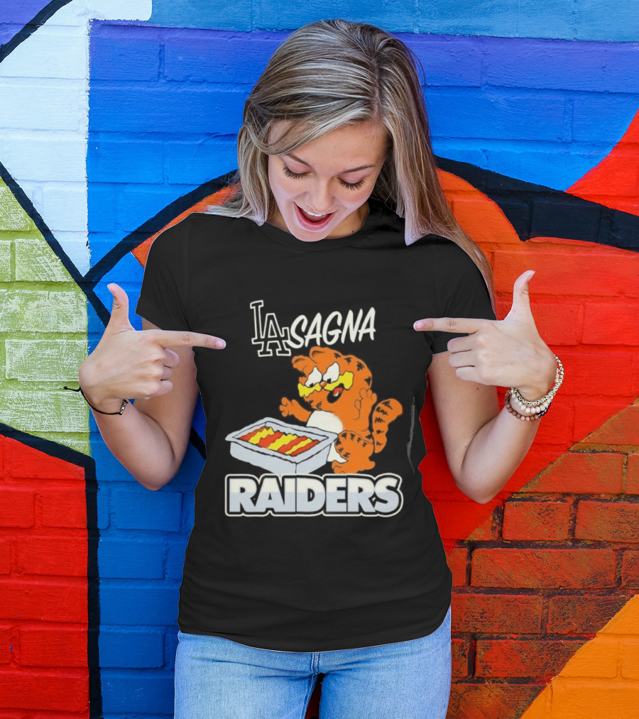 LA Lasagna Cat Raiders T-Shirt
