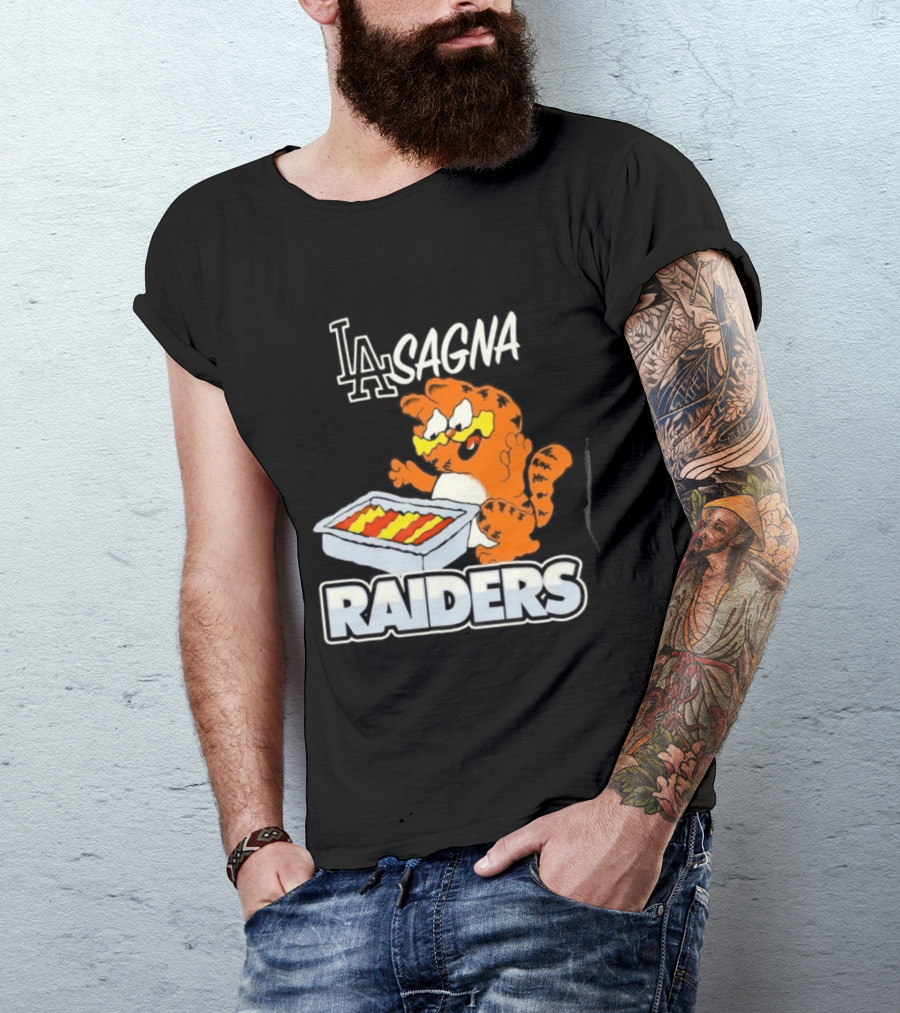 LA Lasagna Cat Raiders T-Shirt
