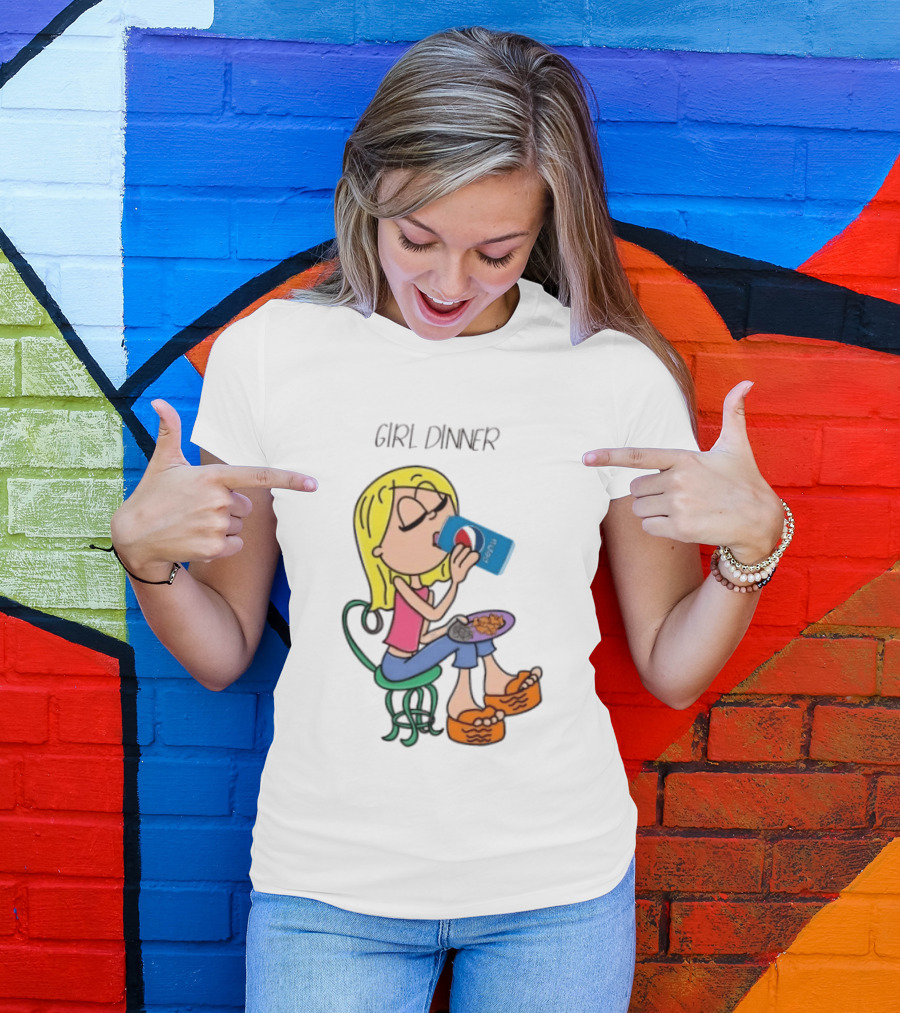 Lizzie McGuire Y2K Girl Dinner Pepsi Retro Fashion T-Shirt