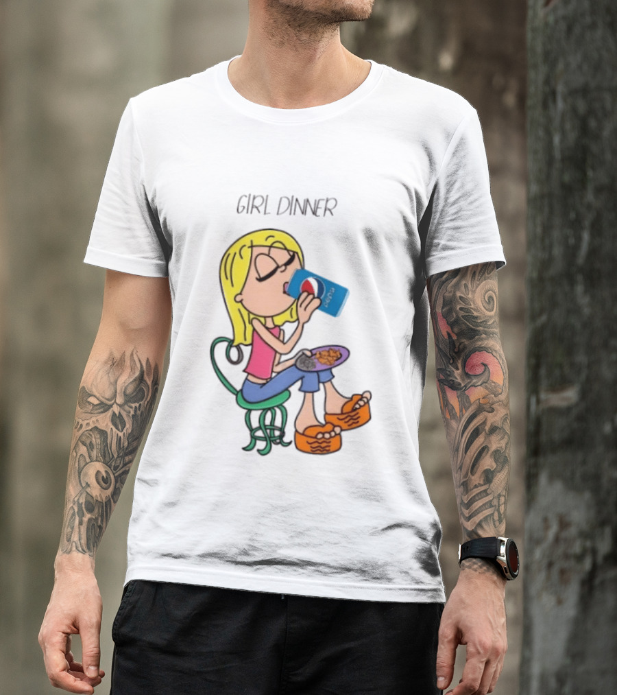 Lizzie McGuire Y2K Girl Dinner Pepsi Retro Fashion T-Shirt
