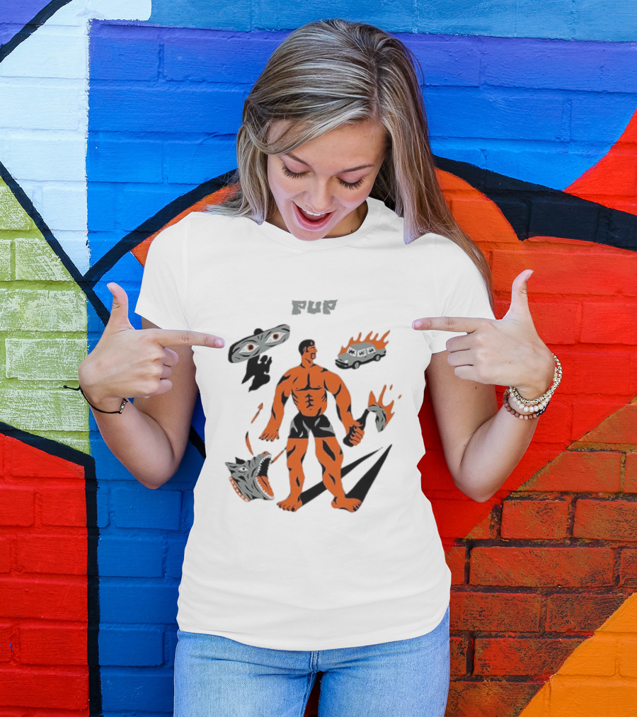 Pup Band Punk Rock Alternative Music Fire Eyed Van And Warrior Scene T-Shirt