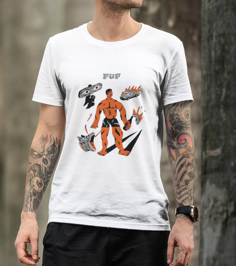 Pup Band Punk Rock Alternative Music Fire Eyed Van And Warrior Scene T-Shirt
