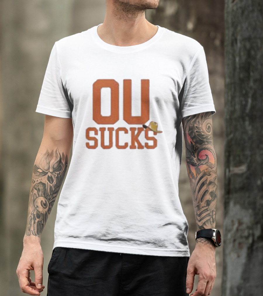 OU Sucks Texas Longhorn Rivalry T-Shirt