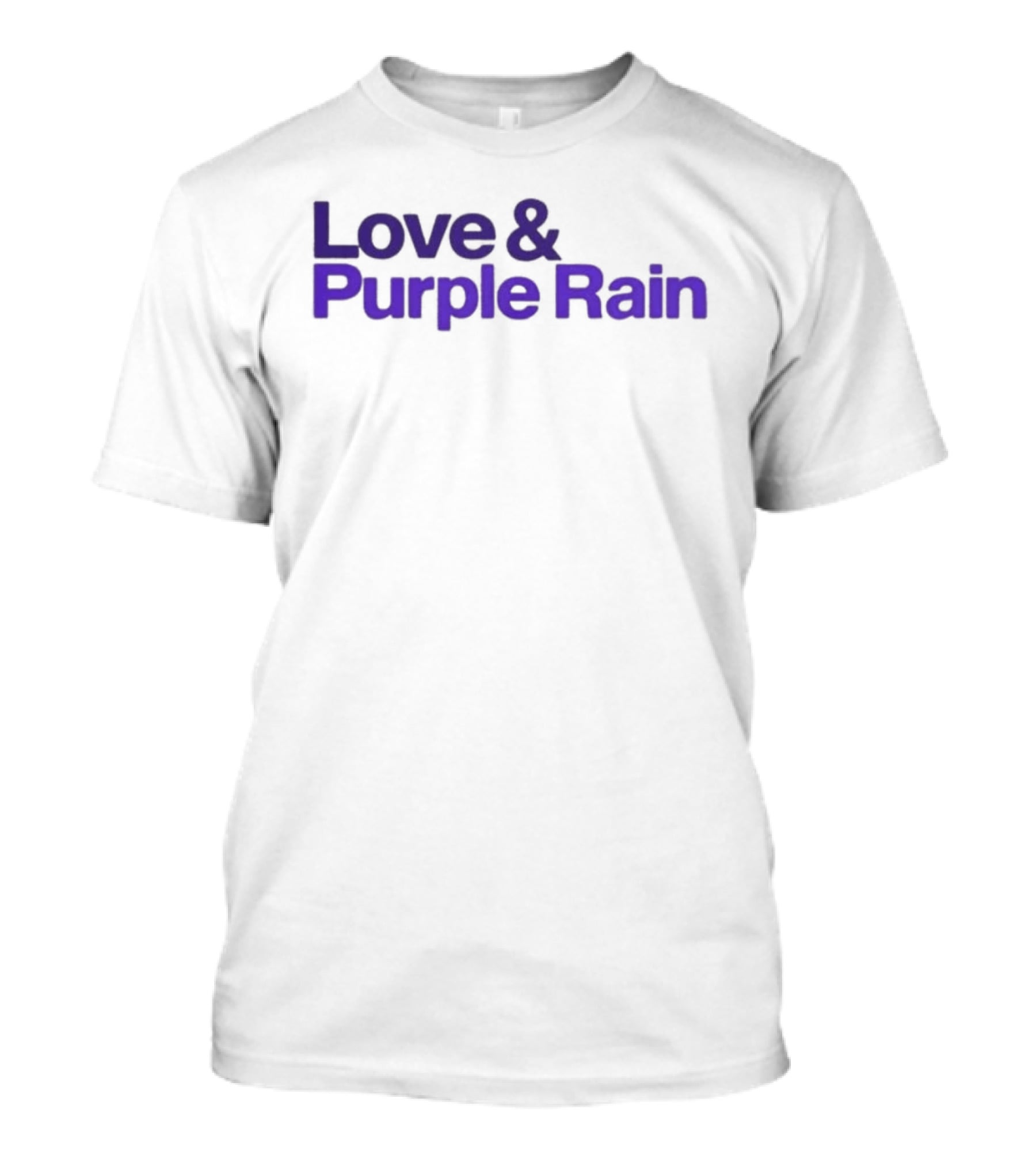 Minnesota Vikings Love Peace Purple Rain T-Shirt