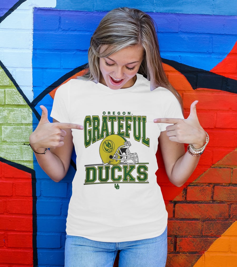 Oregon Grateful Ducks Helmet T-Shirt