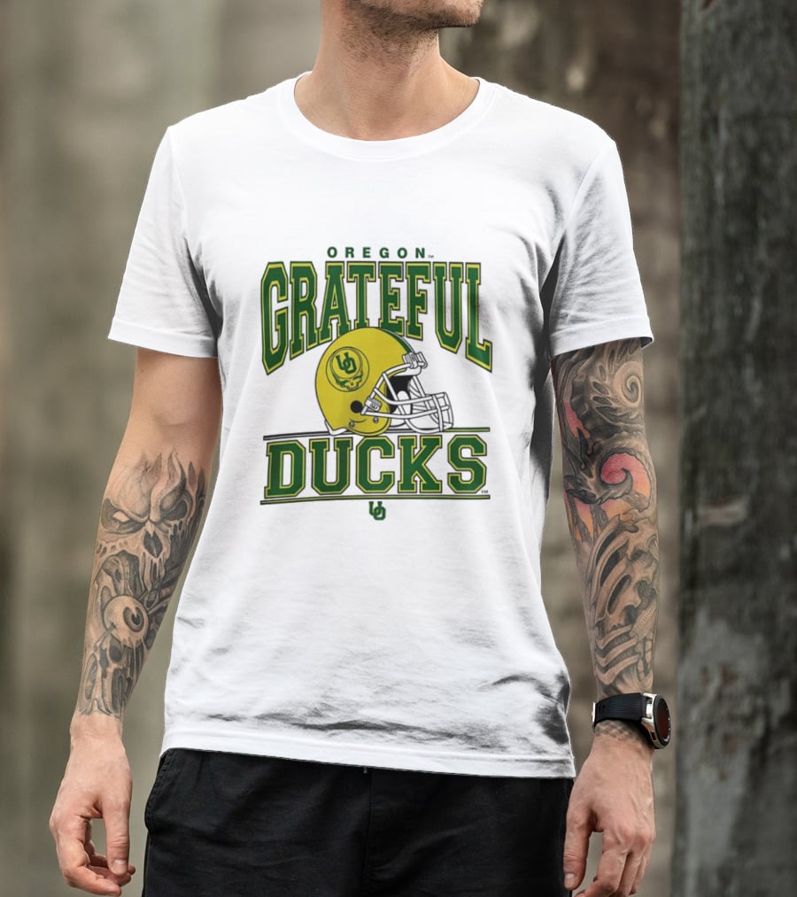 Oregon Grateful Ducks Helmet T-Shirt