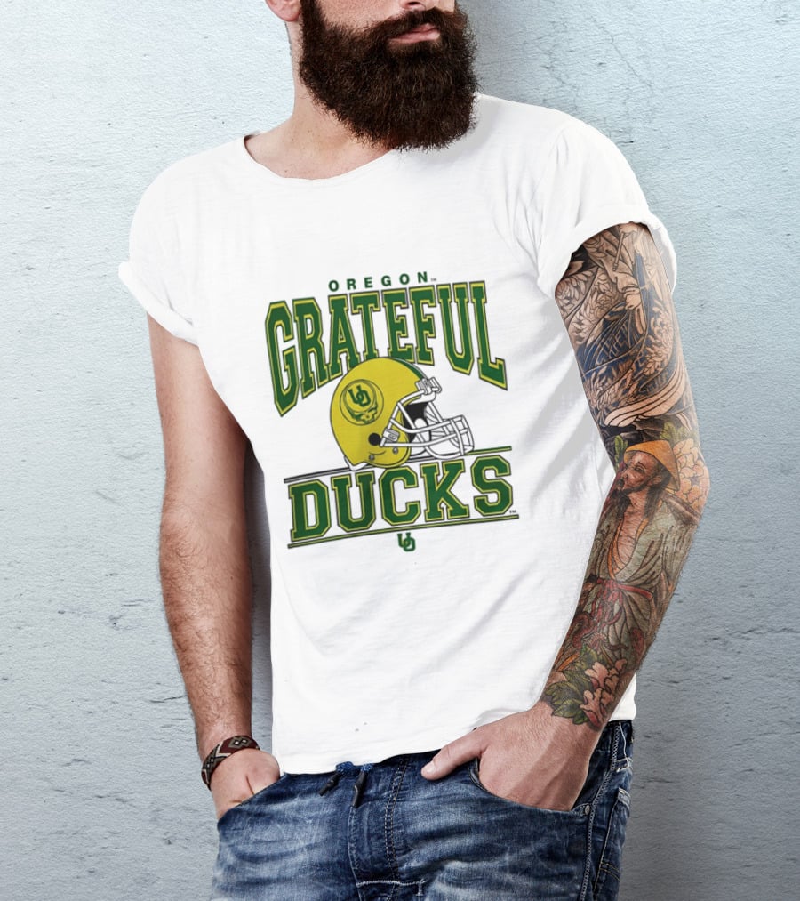 Oregon Grateful Ducks Helmet T-Shirt