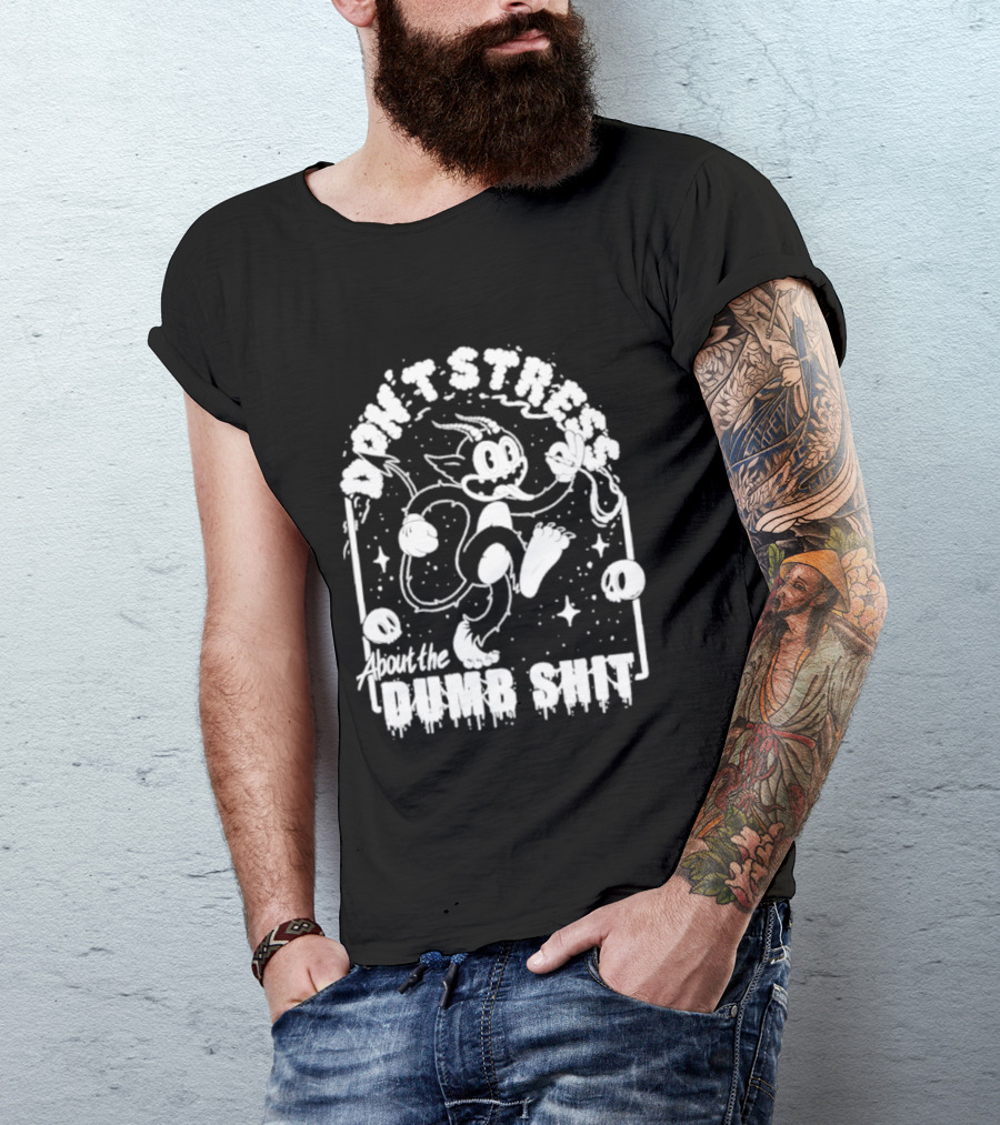 Don't Stress About The Dang Shit Felix The Cat T-Shirt