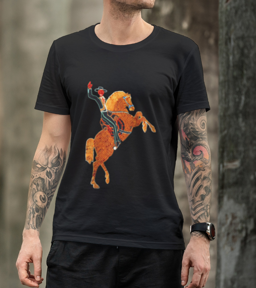 Las Vegas Cowboy Neon Sign T-Shirt