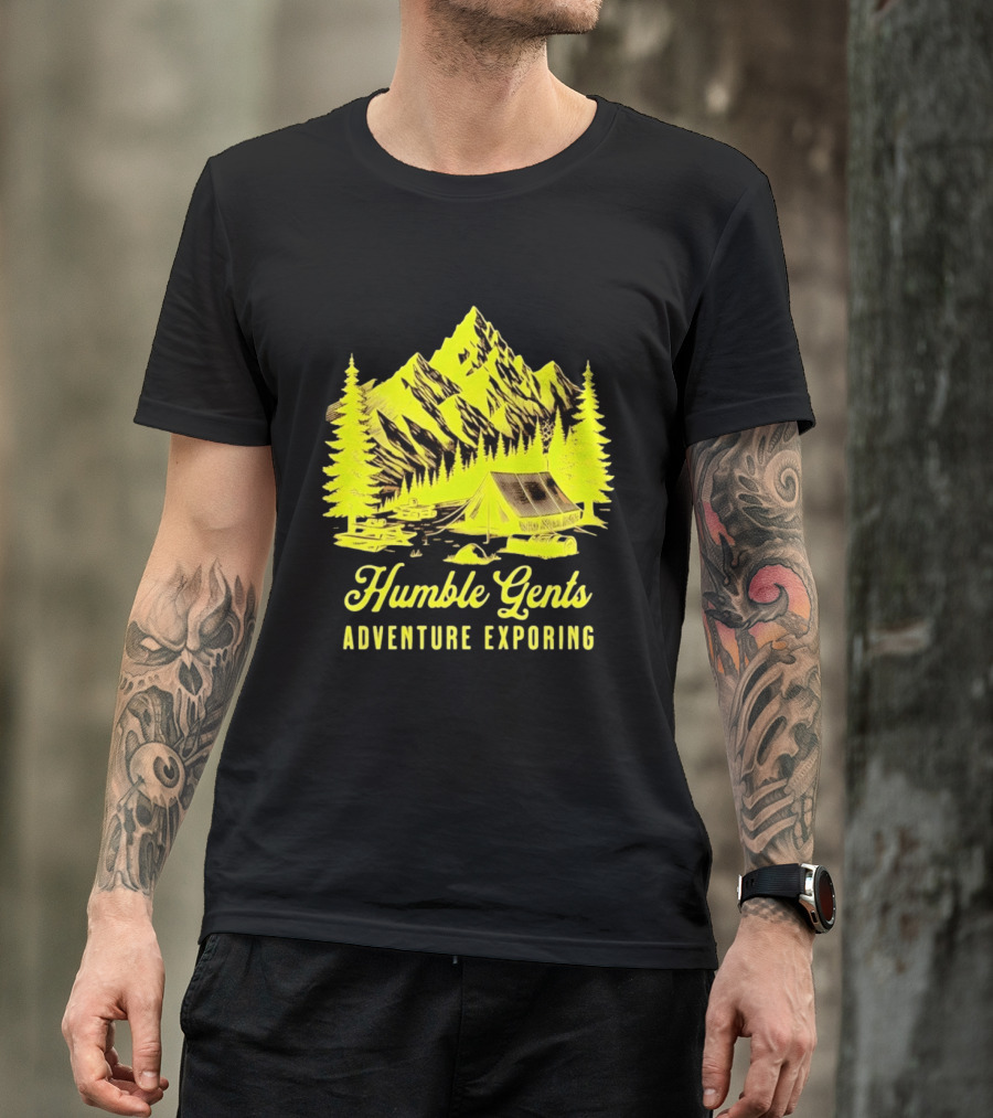 Humble Gents Adventure Exploring Mountain Camping T-Shirt