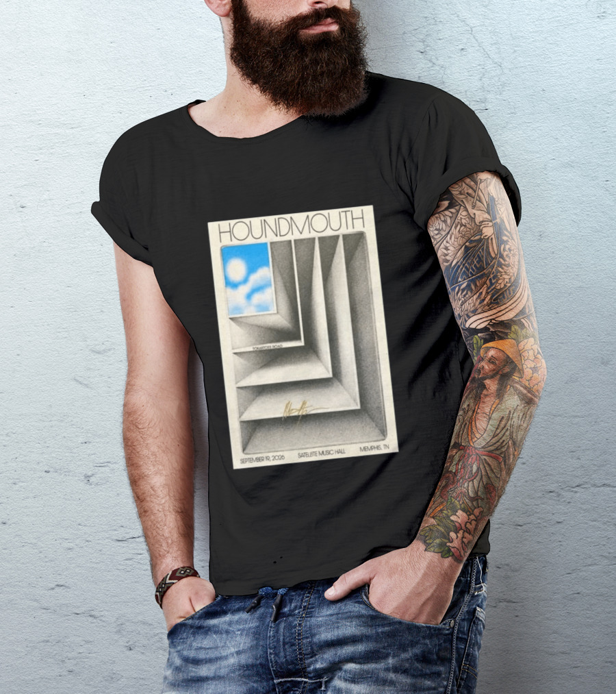 Houndmouth September 19 2026 Satellite Music Hall Memphis TN Tour T-Shirt