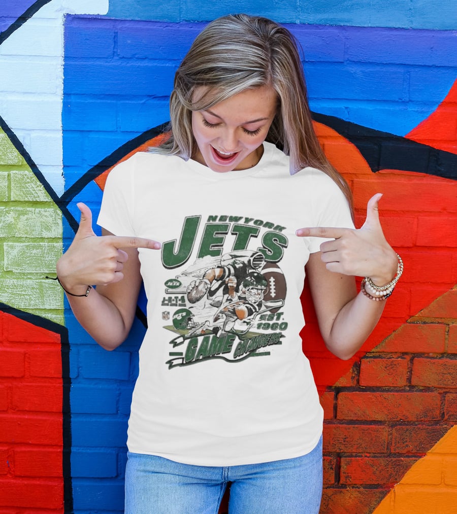 New York Jets Est 1960 Game Changers NFL Football T-Shirt