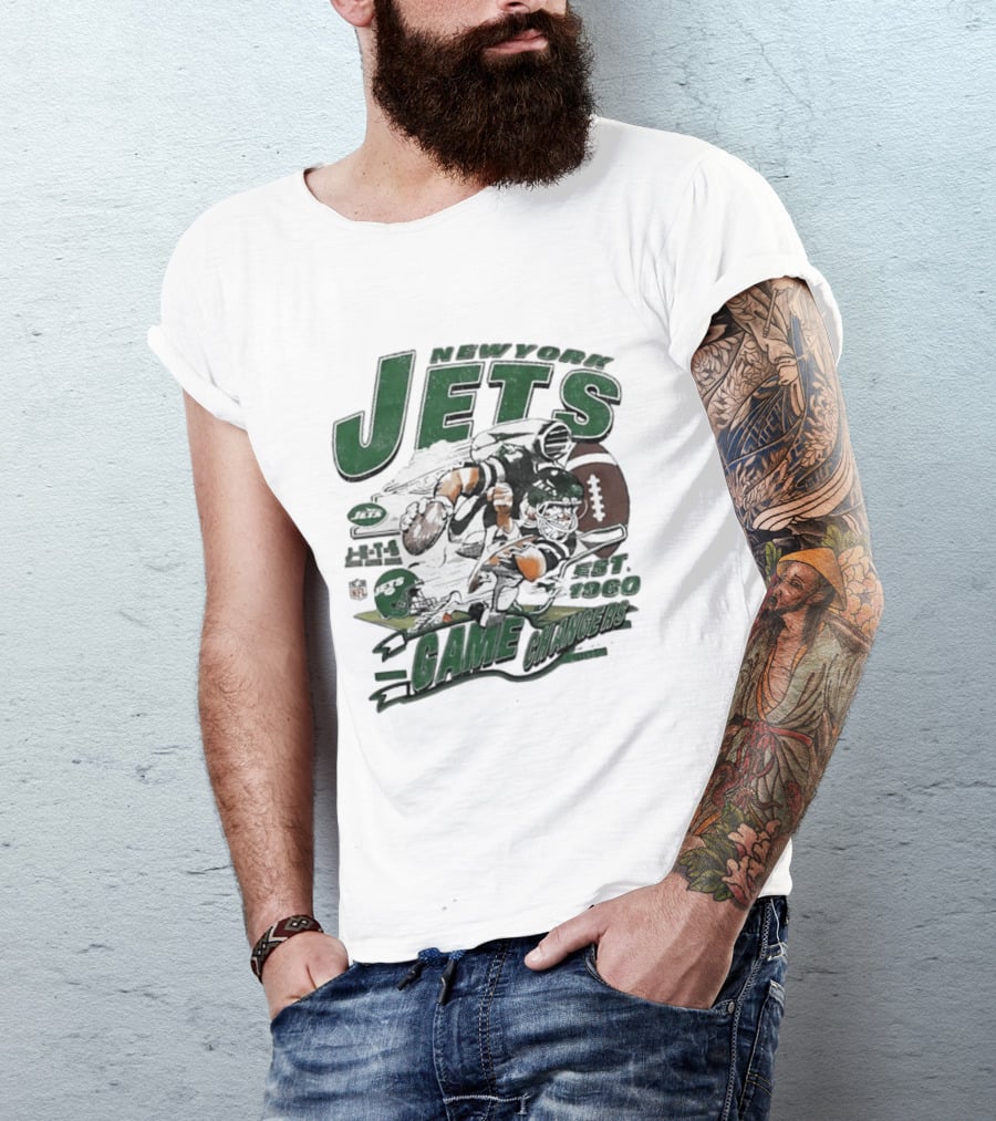 New York Jets Est 1960 Game Changers NFL Football T-Shirt