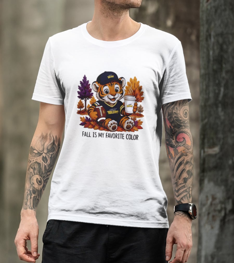 Toledo Rockets Tiger Fall Is My Favorite Color Football Coffee 2026 T-Shirt