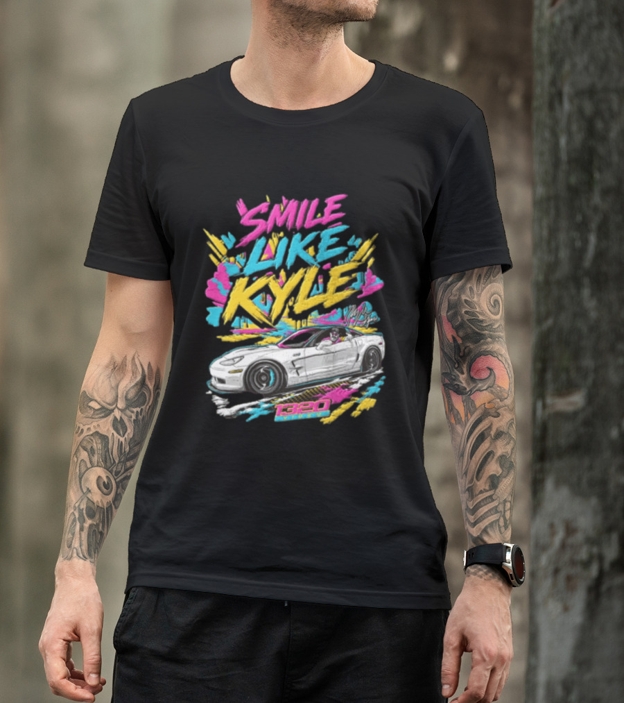 Smile Like Kyle 1320 Video Sports Car Driver Thumbs Up T-Shirt