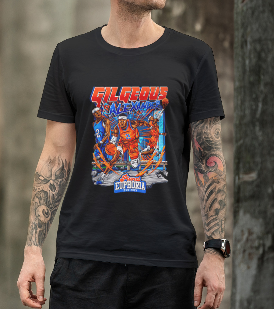 Gilgeous Alexander Oklahoma City Thunder Planet Euphoria 1950 2024 T-Shirt