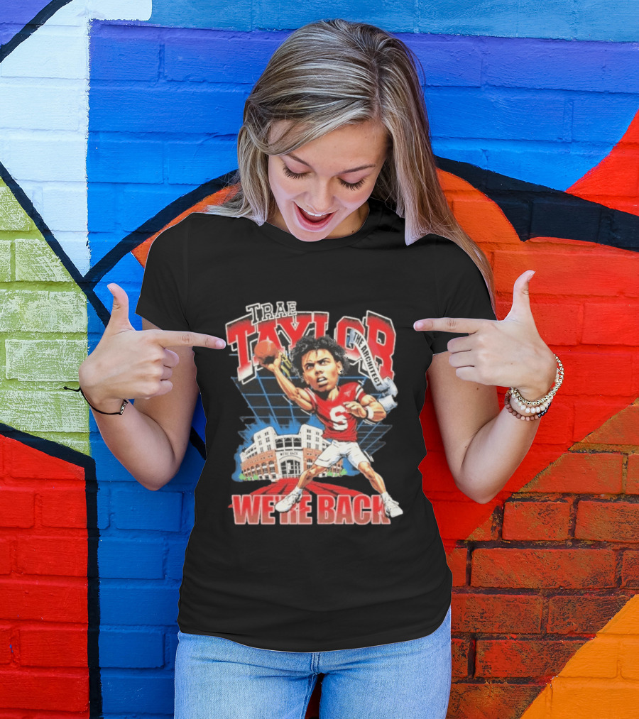 Trae Taylor The Architect Nebraska Cornhuskers We're Back Football Stadium T-Shirt