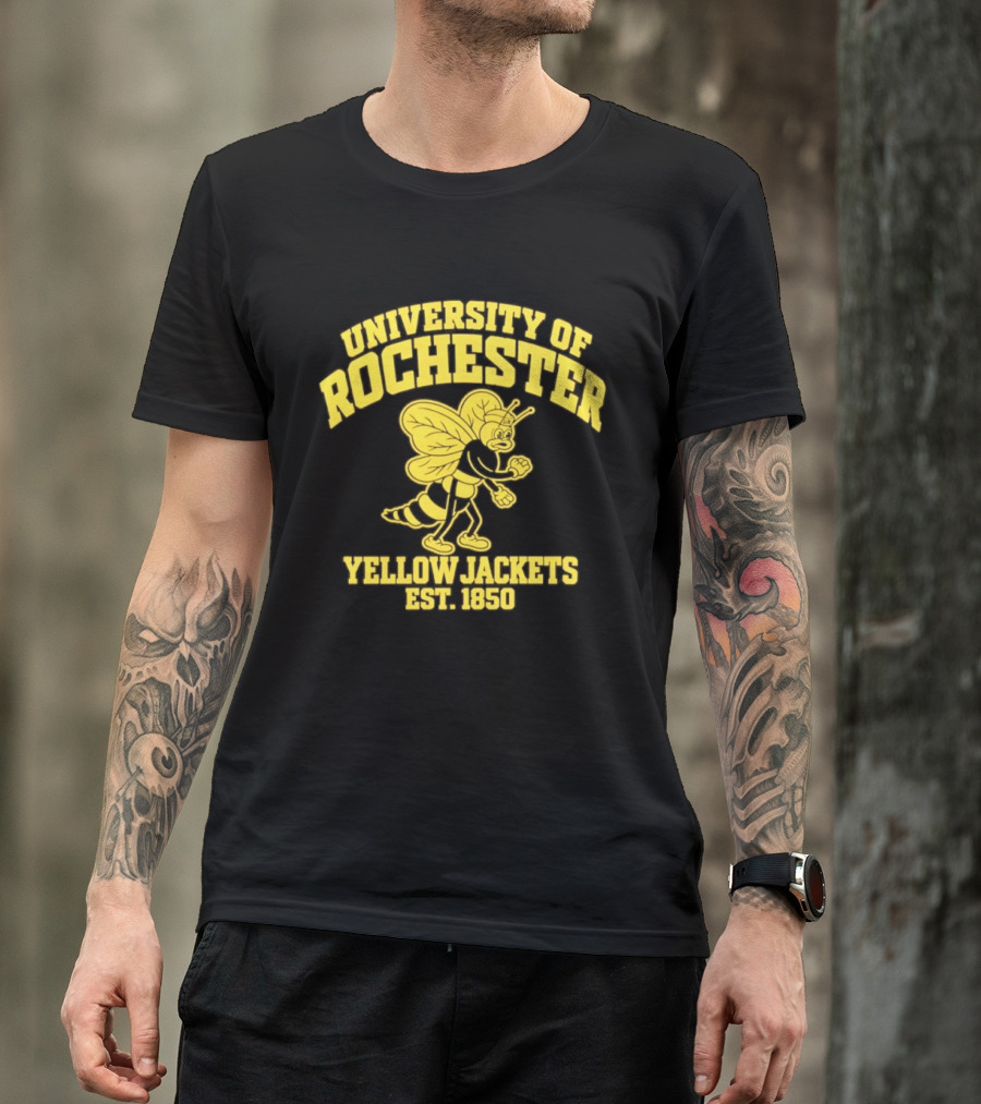 University Of Rochester Yellow Jackets Est 1850 Retro Collegiate T-Shirt