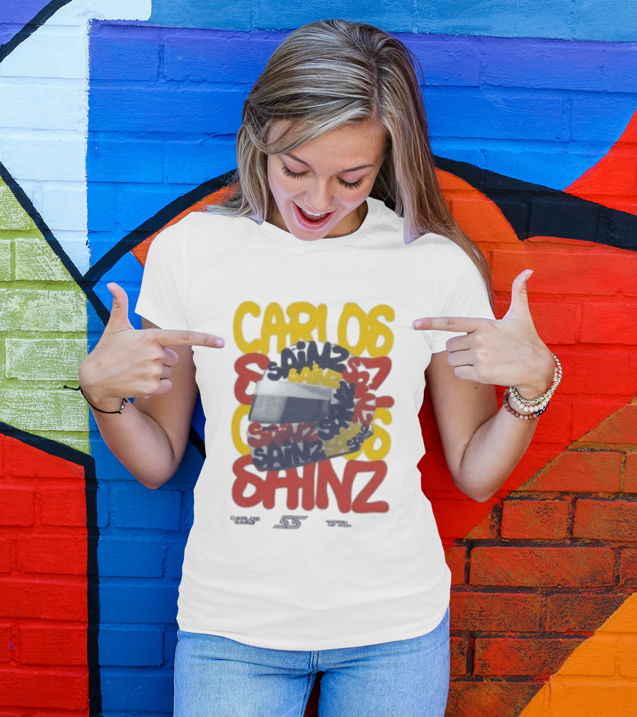 Carlos Sainz Madrid F1 Team Race Special 26 Atlassian Williams T-Shirt
