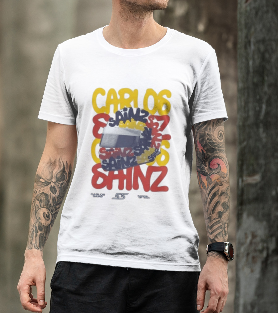 Carlos Sainz Madrid F1 Team Race Special 26 Atlassian Williams T-Shirt