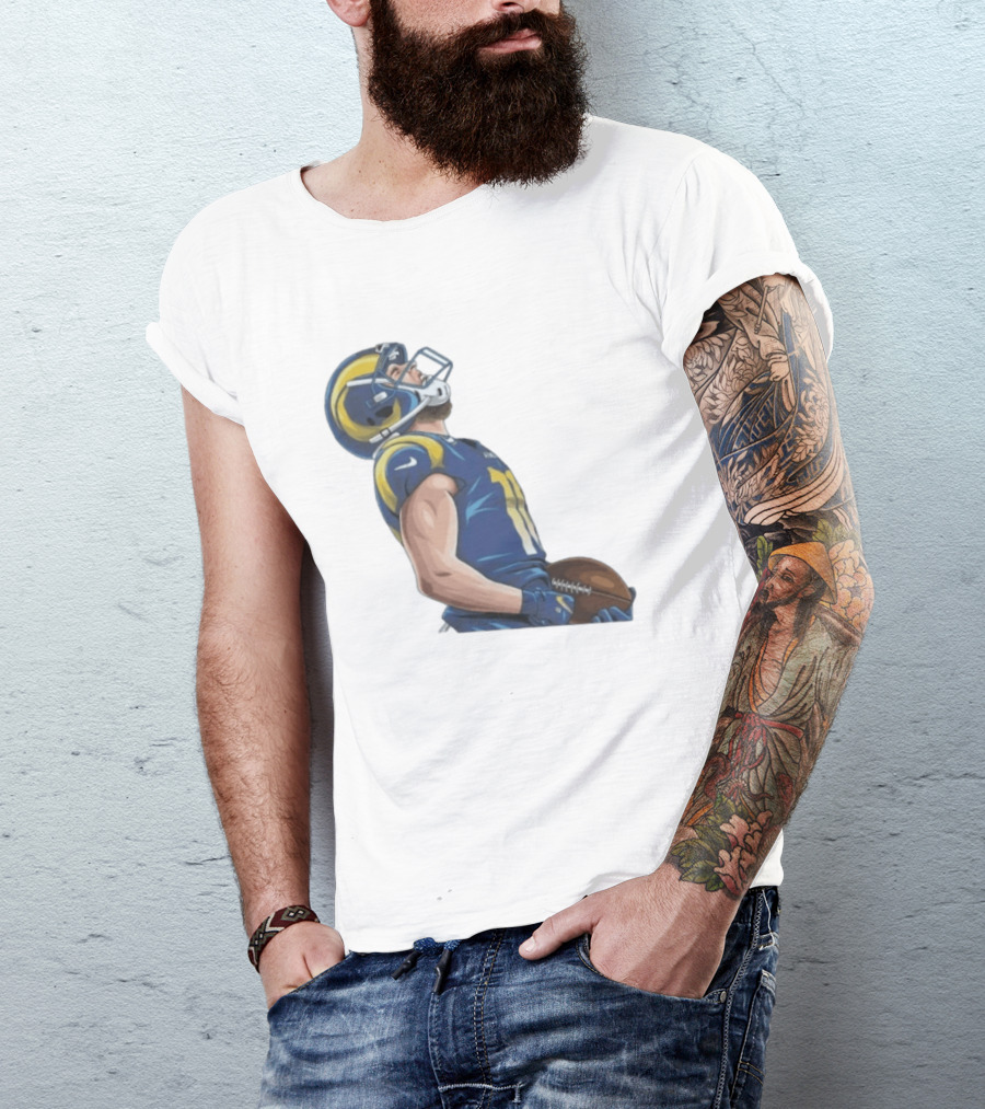 Cooper Kupp Los Angeles Rams No 10 Football Player Celebration T-Shirt