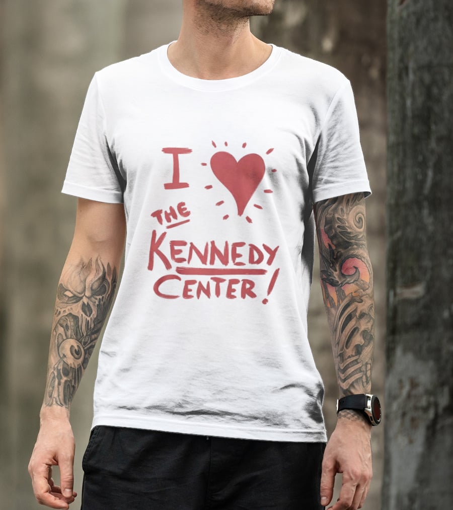 I Love The Kennedy Center Bold Red Heart T-Shirt