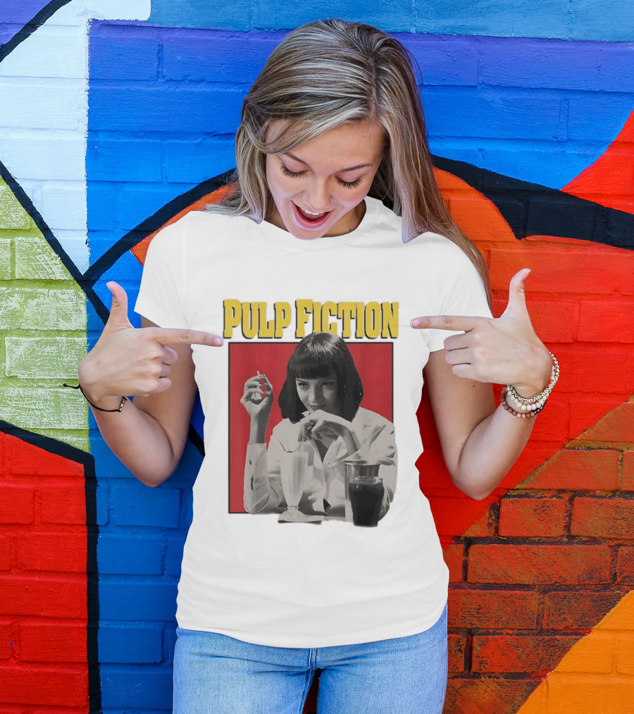 Pulp Fiction Mia Wallace Uma Thurman Quentin Tarantino T-Shirt
