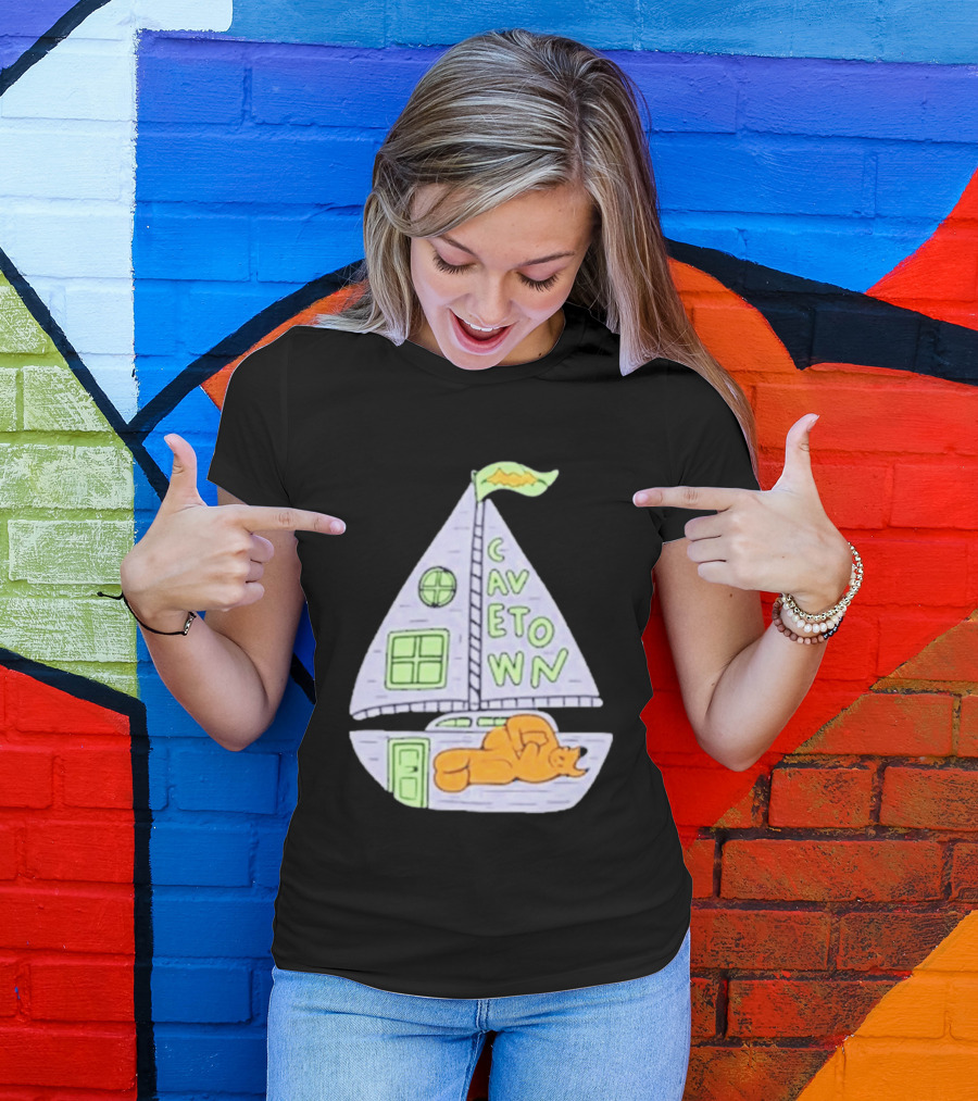 Cavetown Running With Scissors 2026 USA Tour Sail Boat T-Shirt