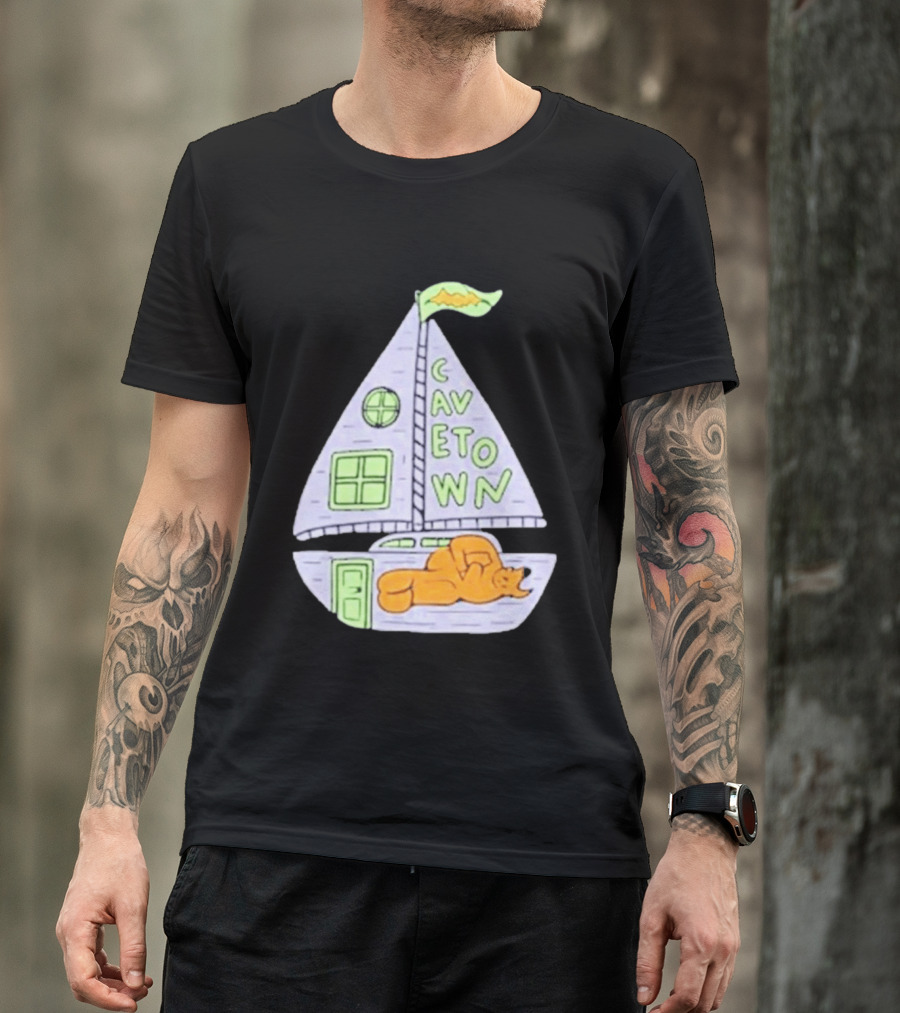 Cavetown Running With Scissors 2026 USA Tour Sail Boat T-Shirt