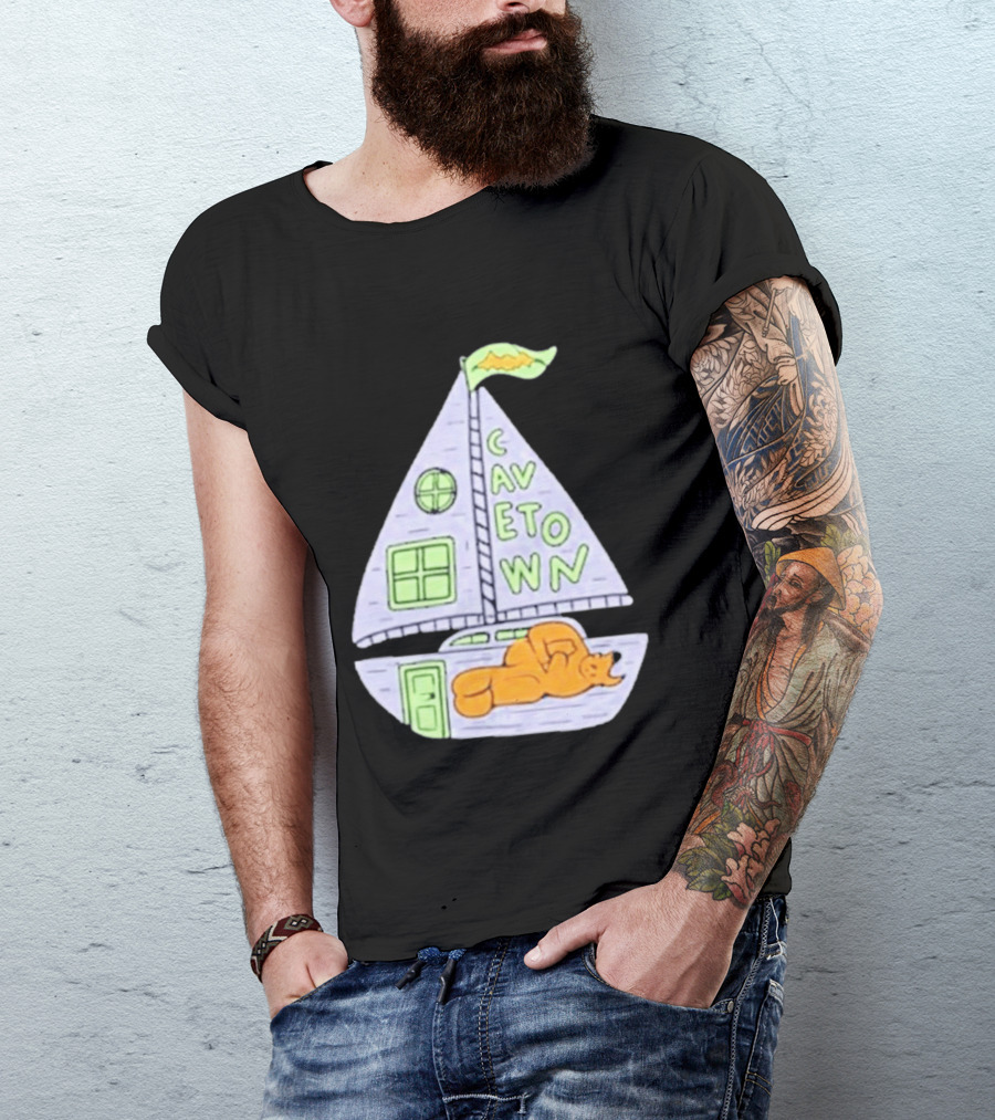 Cavetown Running With Scissors 2026 USA Tour Sail Boat T-Shirt