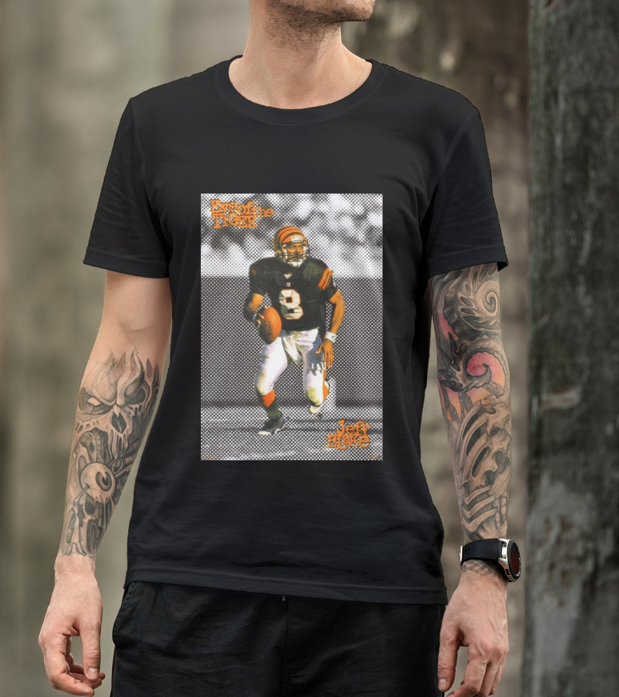 Jeff Blake Eye Of The Tiger Cincinnati Bengals Football QB T-Shirt