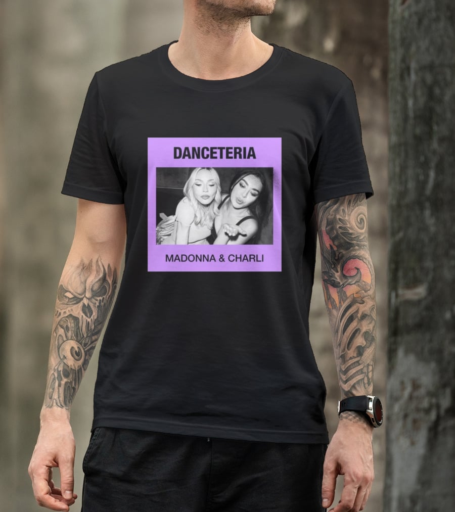 Danceteria Madonna & Charli Nostalgia 80s Club Scene T-Shirt