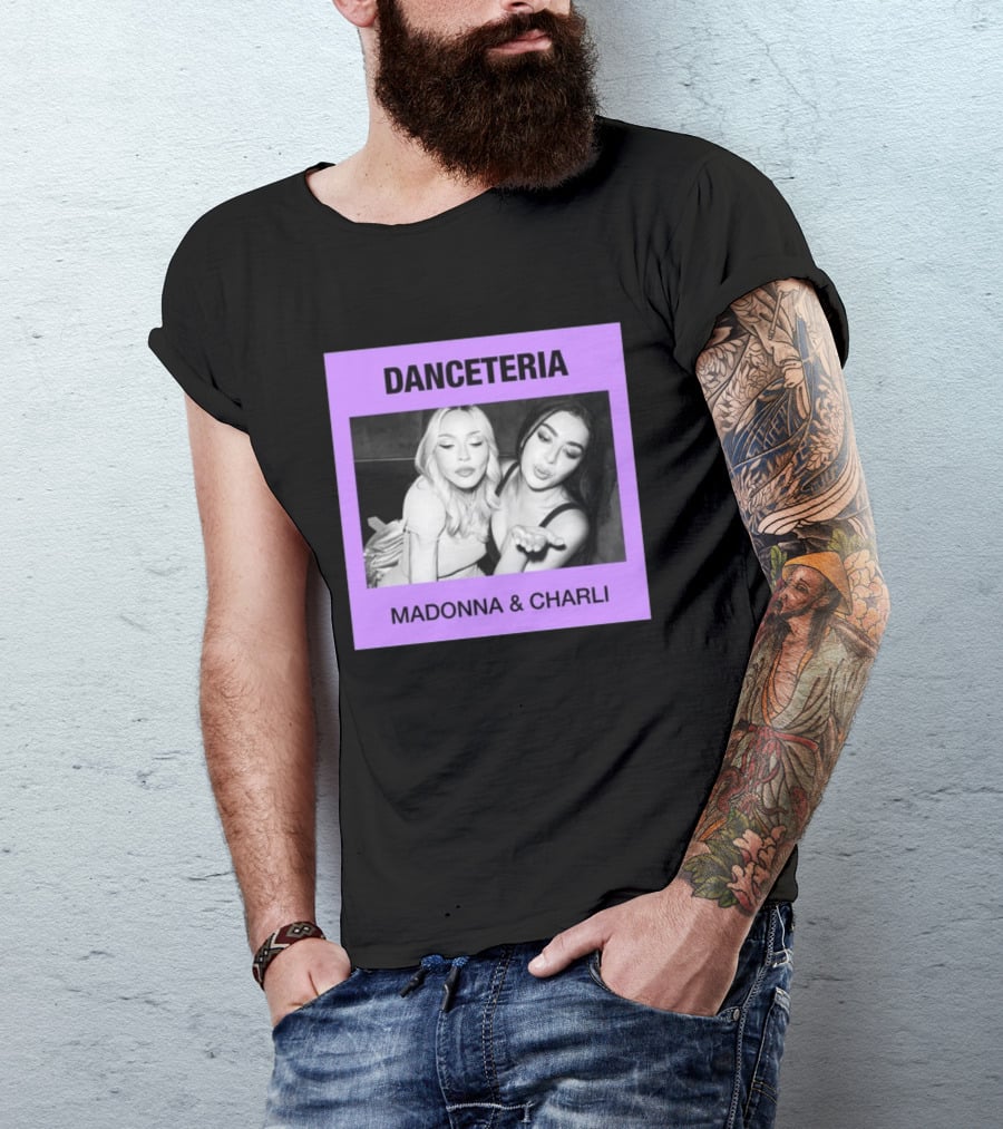 Danceteria Madonna & Charli Nostalgia 80s Club Scene T-Shirt