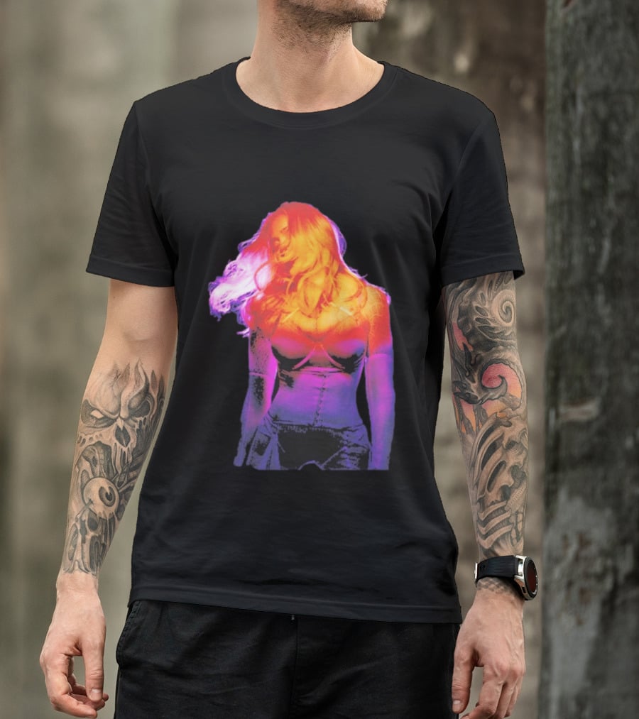 Madonna My Sins Are My Savior Neon Effect T-Shirt