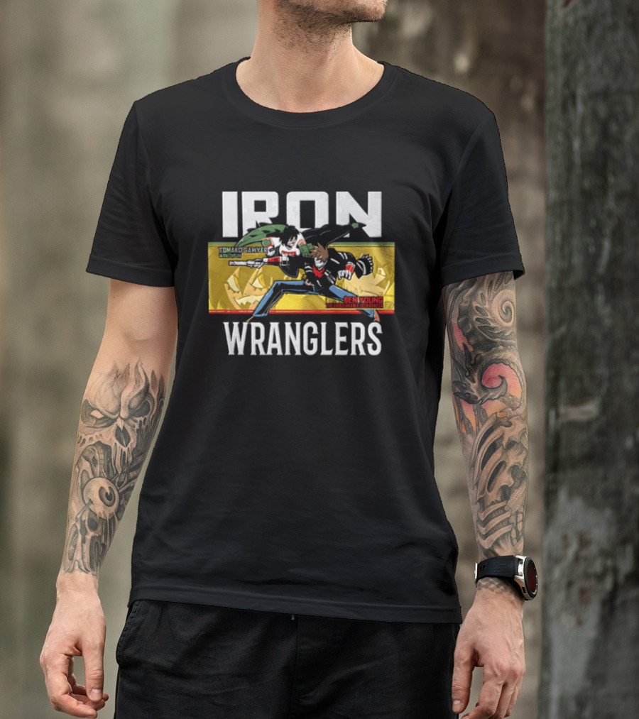 Iron Wranglers Tomako Sawyer Ben Eze Young Wildcats Unbreakable Ranger T-Shirt