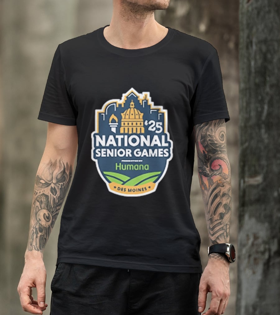 National Senior Games 2025 Presented By Humana Des Moines T-Shirt