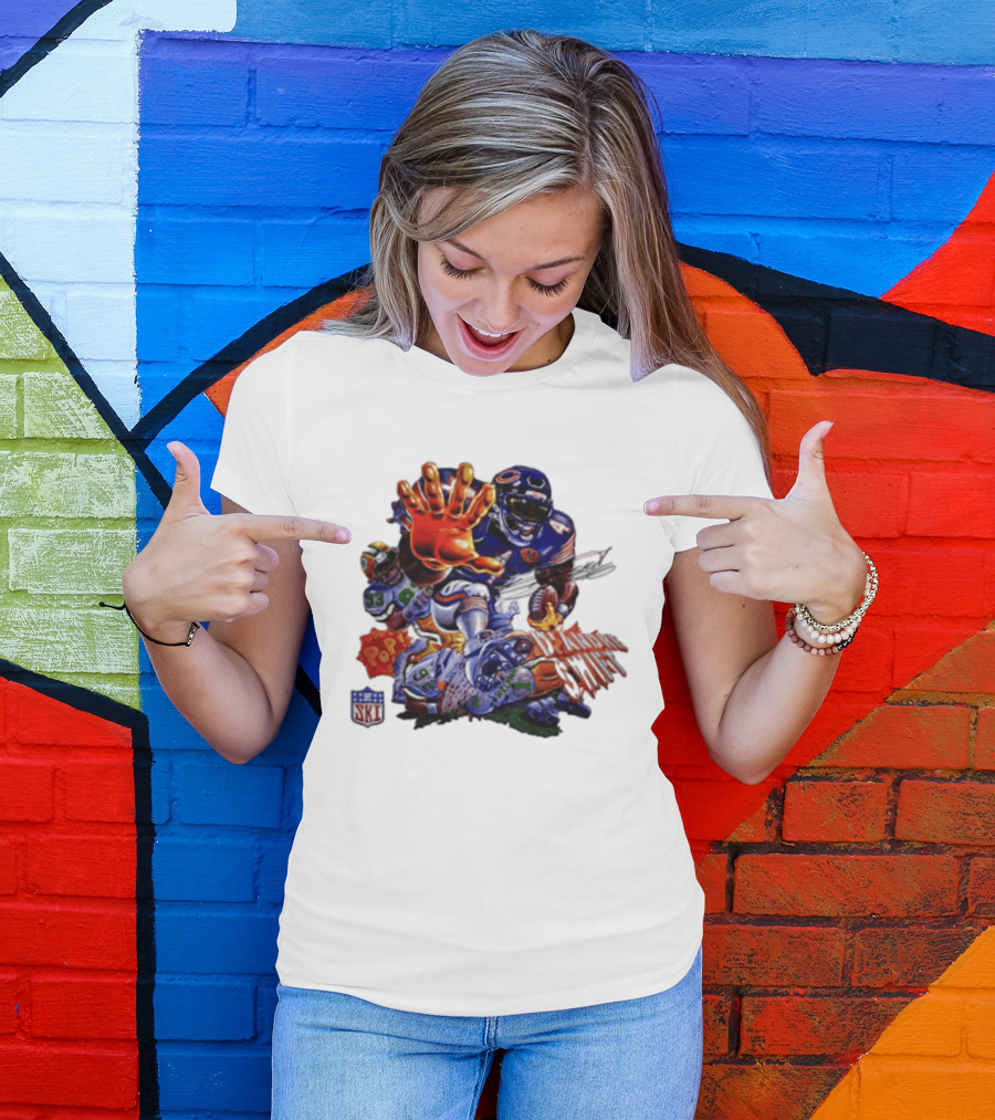 Chicago Bears Pop Art Dandre Swift 4 93 92 NFL T-Shirt