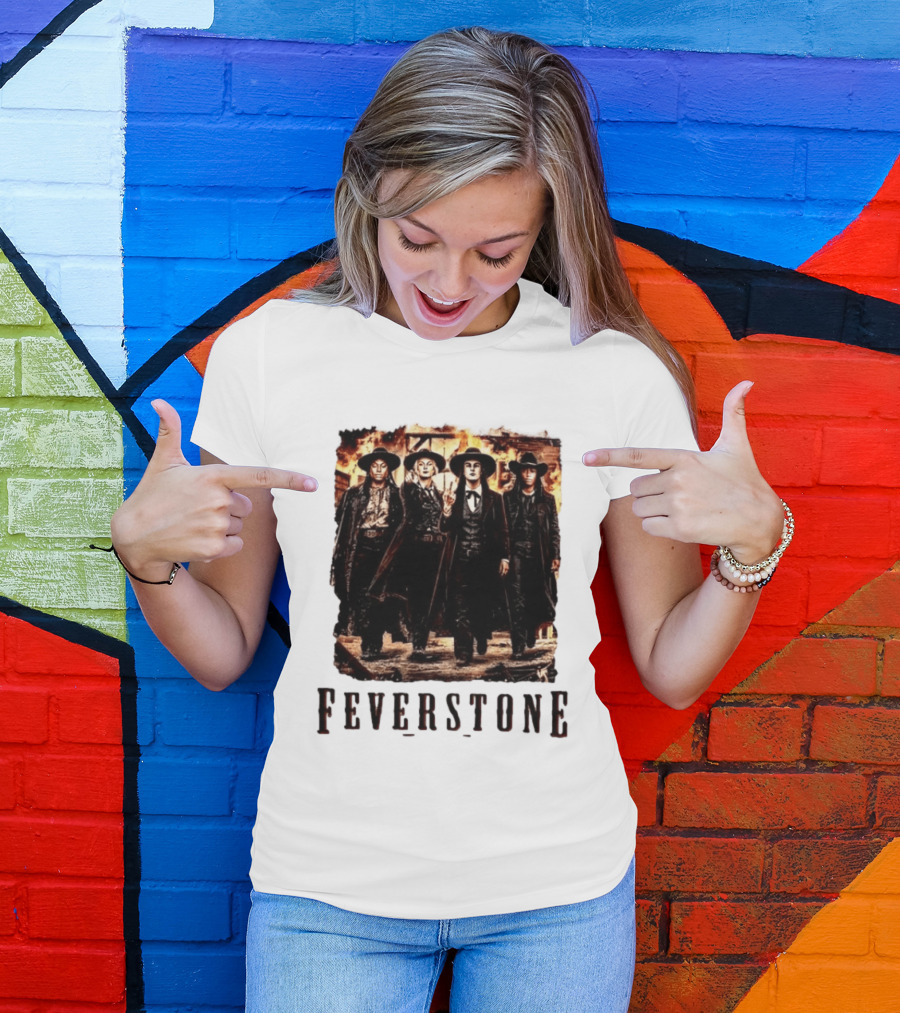 Feverstone Western Outlaw Group Cowboy Gunslinger T-Shirt