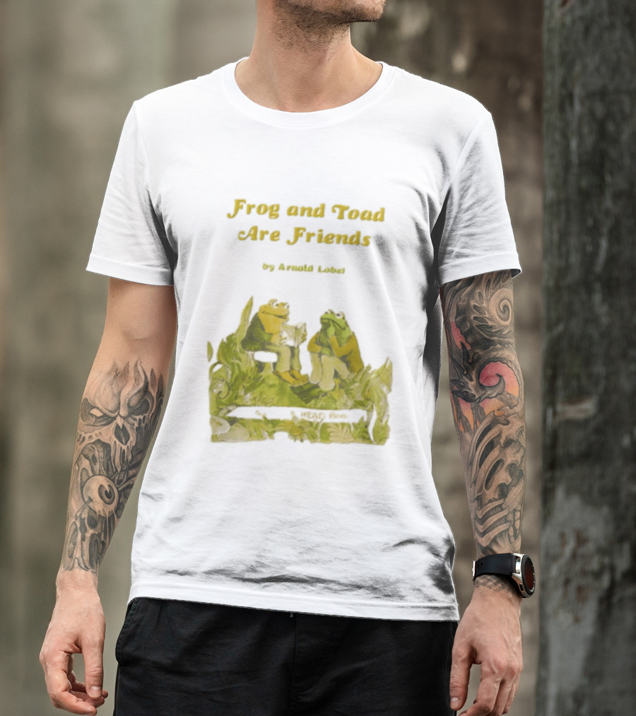 Frog And Toad Are Friends By Arnold Lobel Book Cover T-Shirt